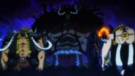 Kaido and the Calamities as seen in the One Piece anime (Image Credits: Eiichiro Oda/Shueisha, Viz Media)